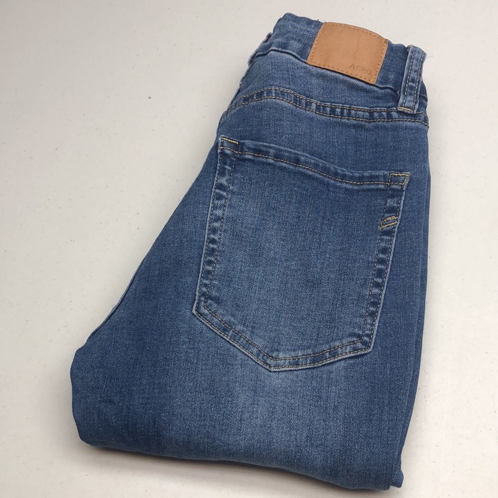 VINTAGE AEROPOSTALE HIGH-RISE CURVY JEGGING JEANS 0/25x28 ⭐